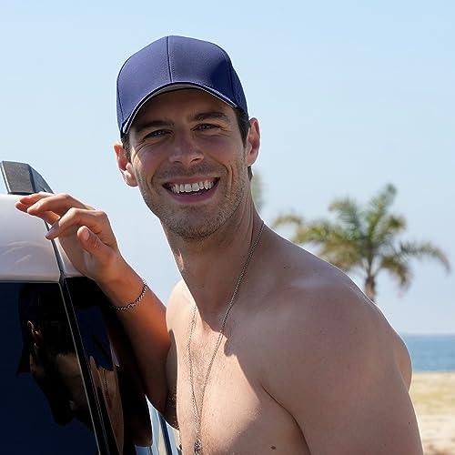 Ankor Ultra Performance Water-Resistant Upf 50 Baseball Hat | Golf | Boat | Beach | Lake | Workout | Everyday | Men And Women (Navy) #TOP7
