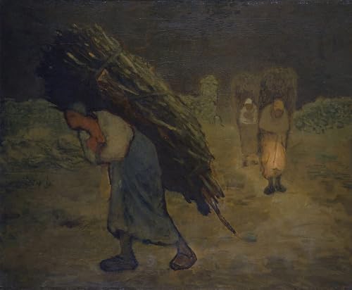 Toile murale Jean-François Millet pour sublimer la décoration de votre salon moderne 60x90cm