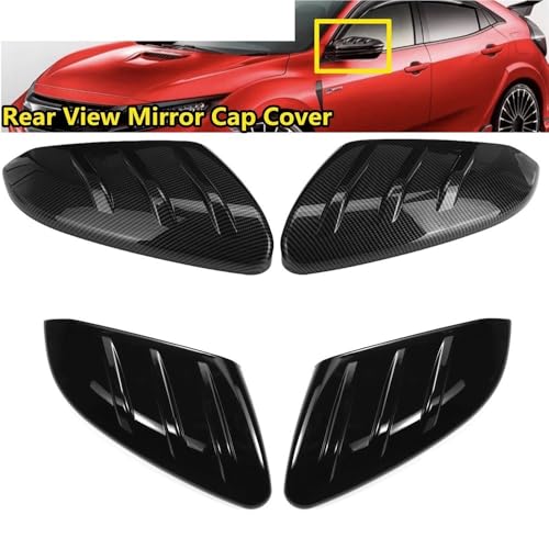 Couvercle De Capuchon De Rétroviseur Noir Brillant Finition Premium Civic 10