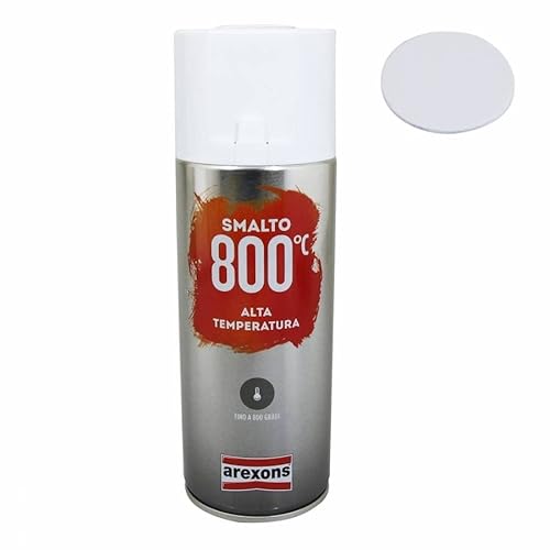 Arexons - Vernice professionale ad alta temperatura 800 °C bianco
