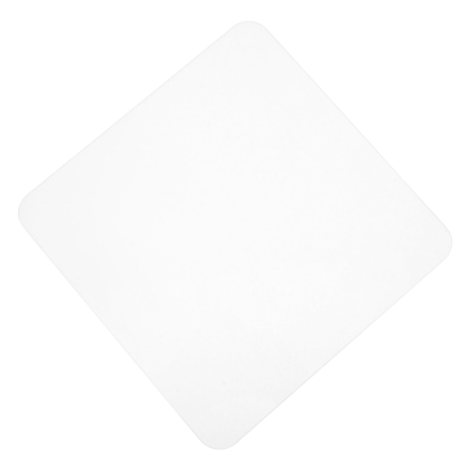 HOMSFOU Tappetino Mouse in Vetro Trasparente Accessorio Per Ufficio Tappetino Per Mouse Da Gaming Design Antiscivolo Facile Manutenzione Superficie Liscia Per Precisione