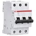Price comparison product image ABB S203-C10 Miniature Circuit Breaker, 3 Pole, Type C, 6/10kA Breaking Capacity, 10 Amp Current (2CDS253001R0104)