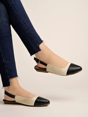 Image of Shoetopia Women Buckle Ballet Flat