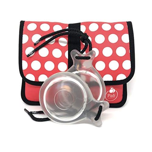 Castañuelas PALI color TRANSPARENTE con DOBLE CAJA. Ideal para el aprendizaje. (Funda Lunares)