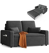 Xbro Slaapbank met slaapfunctie, 147 x 196 x 87 cm, 2-zits, uittrekbaar met 4 wielen, modern