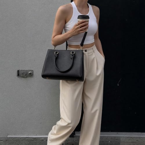 Bolso de asa superior para mujer con correa desmontable miniatura 2