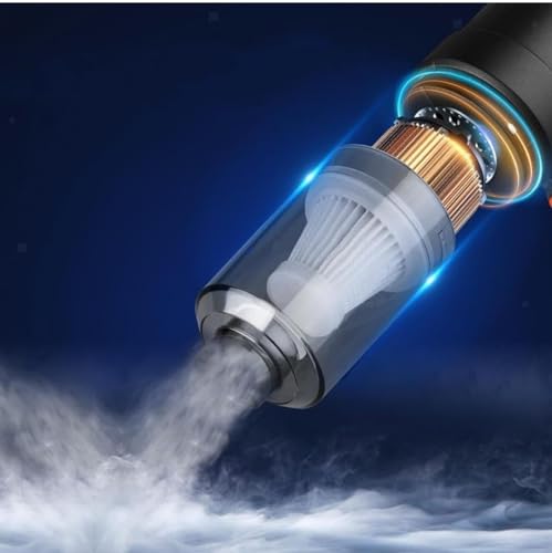 Image of 3IN1 Portable Car Vacuum Cleaner with Blower | USB Rechargeable Wireless Handheld Car Vacuum Cleaner Traveling, Camping Reusable,Portable,Rechargeable (Vacuum with Blower)
