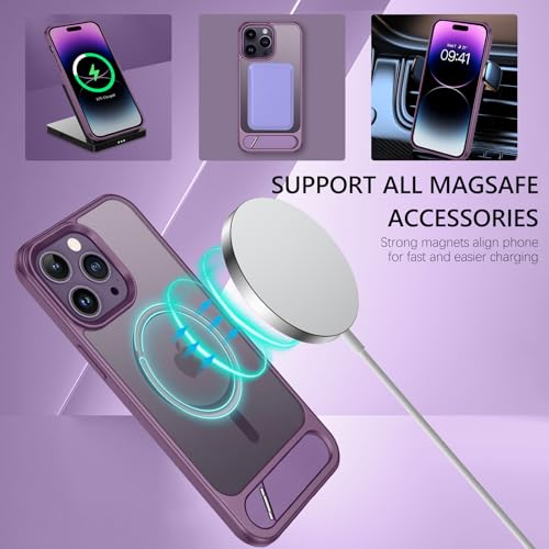 Coque iPhone 14 Pro Max anti-chute qui protège l'objectif avec son pied rétractable - 3