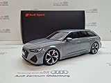 Farbe: Nardograu Audi 5012016251 Modellauto RS6 Avant 1:18 Miniatur Modell, grau