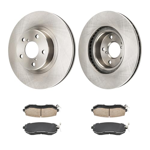 Image of KAX Front Brake Kit Fits Subaru Impreza 2015-2016, Impreza 2012-2014 2.0L | OE Brake Rotors and Ceramic Brake Pads for Subaru BRZ 2013-2016, Automotive Replacement Brake Kit