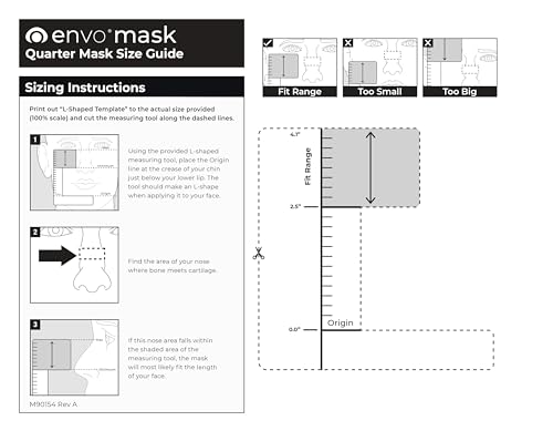 Envo Mask N95 Reusable Respirator Kit with Exhalation Valve featuring AIRgel Cushion Technology for Secure All Day Comfort