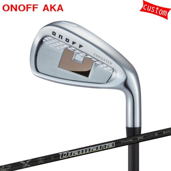 グローブライド ONOFF AKA アイアンセット　5本　S スチール　950 AKA グローブライド オノフ ONOFF 2024年モデル アイアンセット 5本組