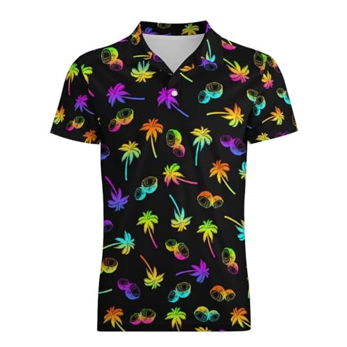 Boy's Polo Shirt Funny Short Sleeve Polo Shirts Button Down Shirt for Youth Teen2