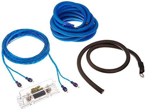 Kit de câblage Stinger Ssk0 1/0Ga 1500W complet pour résoudre les coupures d'ampli auto