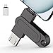 512GB Qainerly Photo Stick for Phone Flash Drive,4in1 Memory Stick for Photos and Videos USB Stick External Storage Compatible for iPhone/iPad/Android/PC