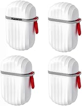 Kazenzo 4Pack Travel Bathroom Soap Case Leakproof Waterproof Portable Container Draining Layer Kitchen Sink Camping Travel All use Stylish soap case with soap Tray Compact and Durable Plastic Box