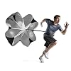 Running Speed Chute Resistance Parachute 56 inch Powerchute Umbrella Training Sprint Power Soccer Trainer for Runner, Football, Soccer Drilling