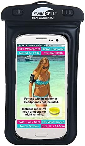 Waterproof Phone Holder For Running & Swimming - Headphone Jack - Standard
