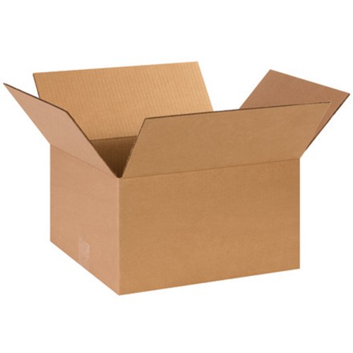 Image of BOX USA Medium Shipping Boxes 14 inchL x 12 inchW x 8 inchH (5-Pack) - Corrugated Cardboard Box for Moving, Mailing, Packing, Packaging and Storage