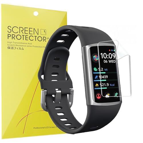 Film protecteur pour Fitbit Fino 2 Lamshaw en TPU transparent avec couverture complète x6