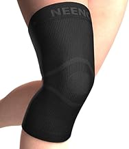 NEENCA Knee Supporter, Thin, Graphene, For Sports, Knee Protection, Breathable, Knee Stabilization, For Marathons, Badminton, Volleyball, Running, Daily Life, Left & Right, Unisex, 1 Piece Set (XXL
