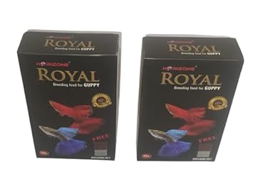Jeffrey Horizone Royal Breeding Feed for Guppy Fish 22g ,Combo Pack of 2 Pieces