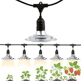Visther LED Plant Growing Lamps for Outdoor Greenhouse, Waterpoof Full Specturum Grow Light, 21FT 6