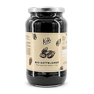 KoRo – Biologische dadelstroop 1 liter – Ideaal suiker alternatief – Karamelachtig aroma – Geen toegevoegde suiker of…