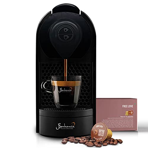 Image of Bonhomia Free Love - Bright & Feisty Coffee, Intensity 5 /10 Nespresso Compatible Pods Unflavoured, Coffee Capsules (50)