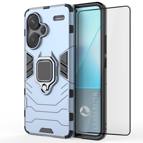 LEADERFISH For Xiaomi Redmi Note 13 Pro Plus 5G P[X Ot + KX tB ČRMILWRNV 360] ԍڃz_[ Sʕی h~ ho wh~ h~ Ռz Redmi