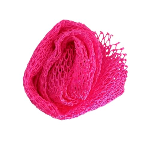 Red de baño de esponja rosa para un masaje relajante tras el gimnasio