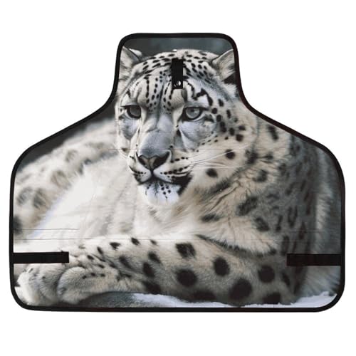 Delantal Snow Leopard con múltiples bolsillos ajustable miniatura 1