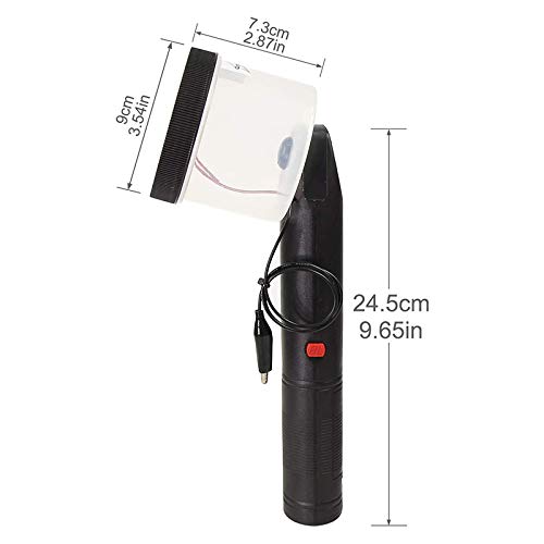 Kit di Floccaggio Applicatore Statica Mini Macchina di Floccaggio ABS con Manico AntiderRapante per Fai Da Te Tavolo di Sabbia di Modellazione Scenica