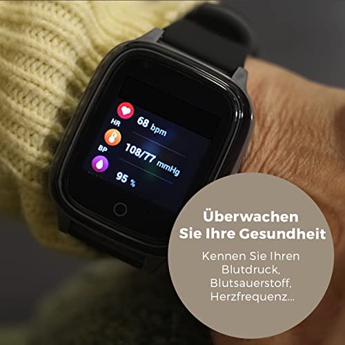 Smartwatch für Senioren – Savefamily Senior Ortungsgerät mit GPS