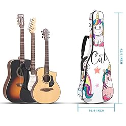 Housse de guitare rembourrée imperméable Oxford avec bandoulière réglable Motif licornes - Les Beatles, Paul McCartney, John Lennon, RIngo Starr, George Harrison Housse de guitare rembourrée imperméable Oxford avec bandoulière réglable Motif licornes – Image 5