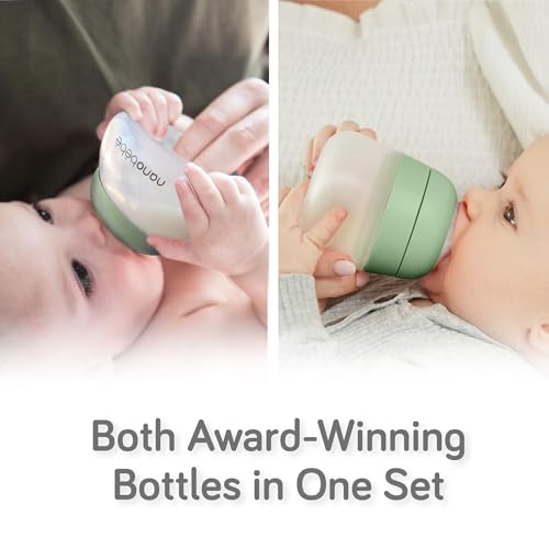 Nanobébé Breastmilk And Silicone Baby Bottle Complete Set Gen 2 With Anti-Colic Nipples thumb #5