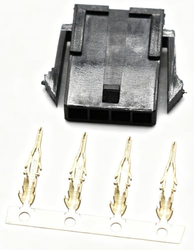 Conector de 4 pines contra desconexiones en placas de paso 3.0mm