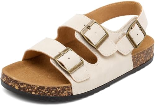 Cork Footbed Sandals for Women, Mens Sandals with Back Strap image 4
