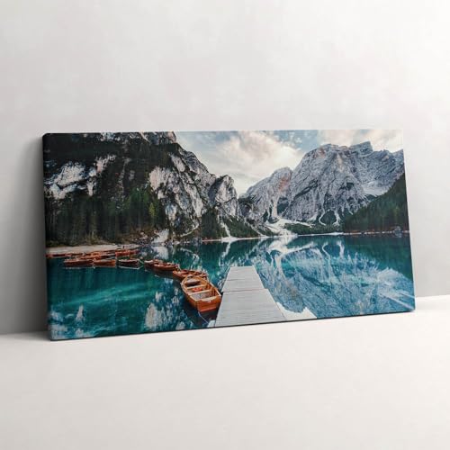 Peinture sur toile art mural 120x60cm de paysage naturel haute définition