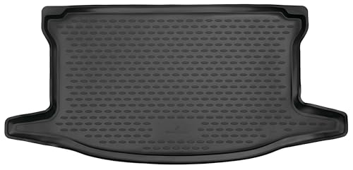 WALSER XTR Kofferraumwanne für Toyota Yaris (XP13) oberer Ladeboden 2010-2020, 100% passgenaue Antirutschmatte Auto, Gummimatte Auto, Kofferraum Schutzmatte, Auto Gummimatten