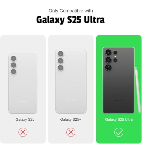 Image of LIRAMARK Liquid Silicone Soft Back Cover Case for Samsung Galaxy S25 Ultra 5G (White)