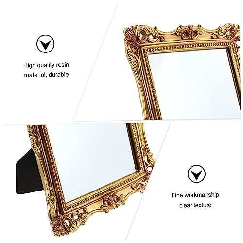 Espejo de Maquillaje Retro Cuadrado Decorativo FOMIYES miniatura 3