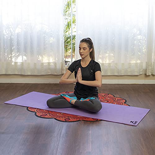 Tapete Para Yoga em EVA Muvin Basics - Tamanho 180cm x 60cm x 0,5cm - Indicado Para Iniciantes - Col