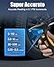 AUTDER 5-in-1 Digital Tire Pressure Gauge with LED Work Light, Emergency Hammer, Seat Belt Cutter, Tread Depth Gauge, and Backlit LCD - Portable, Durable for Cars, Trucks, Yellow, 2 Pack