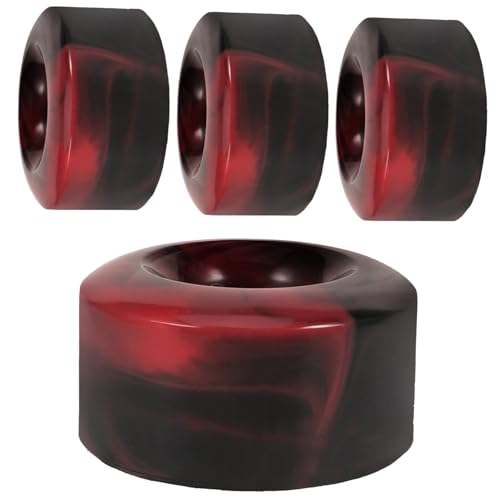 JOINPAYA Portable Skateboard Wheel 4 Pack Pu 5832 Size Replacement Wheel for Roller Skates Ideal Present for Skaters