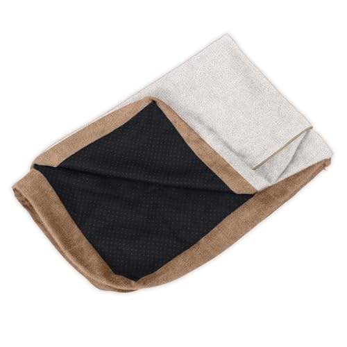 Laifug Extra Large Pet/Dog Bed Sensor Washable Cover (Extra Large Replacement Cover (50"x36"x10") Beige) 50"L x 36"W x 10"Th off white