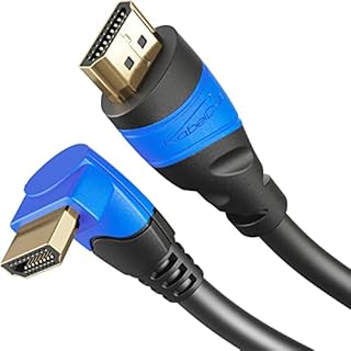 90° angled 8K/4K HDMI cable  3m  with A.I.S Shielding  Designed in Germany (supports all HDMI devices like PS5/Xbox, Switch  8K@60Hz/4K@120Hz, HDCP, High Speed HDMI with Ethernet) CableDirect