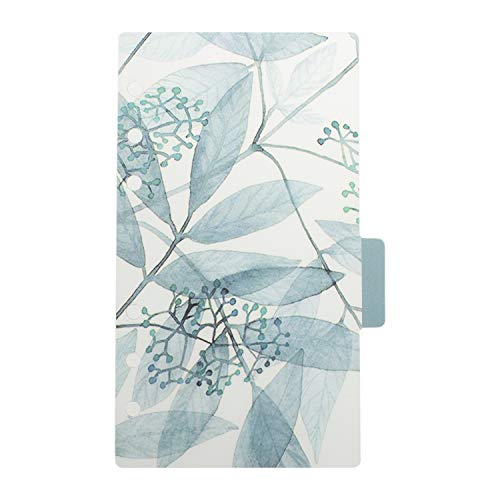 Chris.w Plastic Binder Index Dividers, 6-Tab, Assorted Designs, Match For Standard A6 Size 6-Ring Planners #TOP4