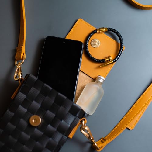 Elegant Handwoven Crossbody Bag Phone Purse, Lightweight & Stylish3