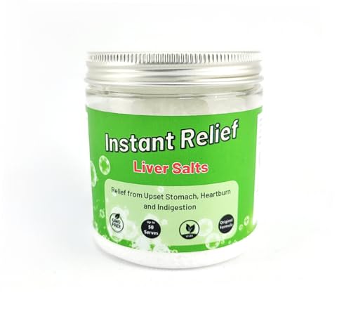 Intralabs Liver Salts 220g Original Formula 50 Servings Relief from Upset Stomach Heartburn & Indigestion. Made in the UK.